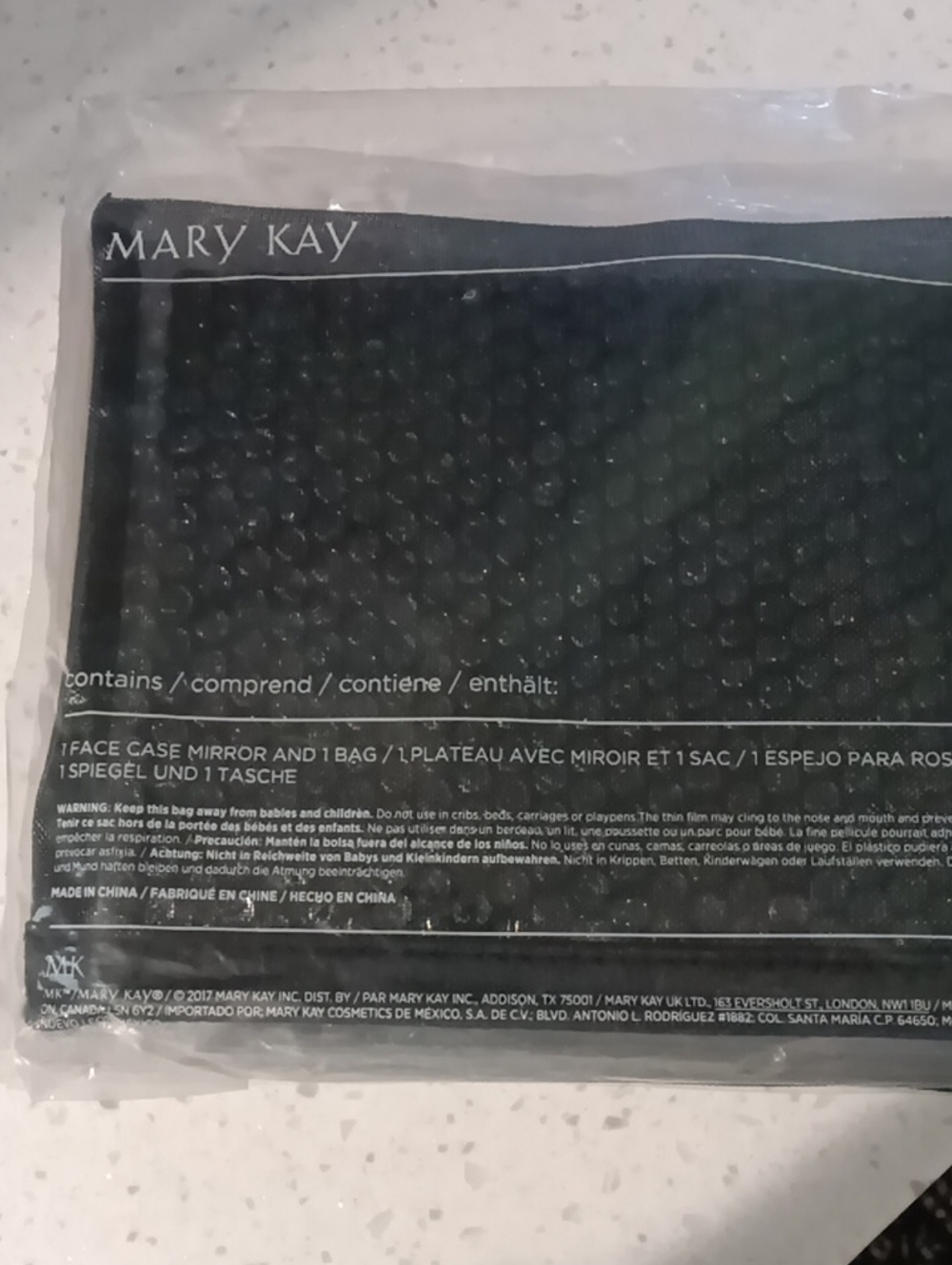 8! Mary Kay Mirrors For Demo Parties In Mesh Bags. Plus 1 Set Of Plastic Trays.